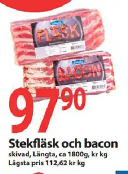 MaxiMat Töcksfors Stekfläsk och bacon tilbud