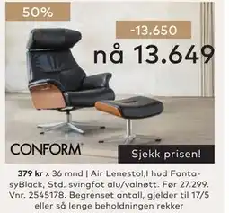 Skeidar Air Lenestol tilbud