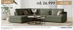 Skeidar Roma 32 hjørnesofa tilbud