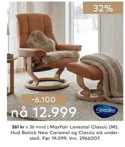 Skeidar Mayfair Lenestol Classic (M) tilbud