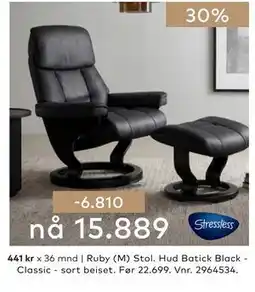 Skeidar Ruby (M) Stol tilbud