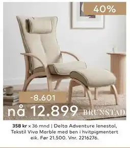 Skeidar Delta Adventure lenestol tilbud