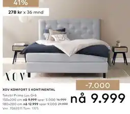 Skeidar XOV KOMFORT 5 KONTINENTAL tilbud