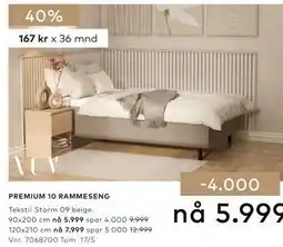 Skeidar PREMIUM 10 RAMMESENG tilbud