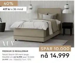 Skeidar PREMIUM 10 REGULERBAR tilbud