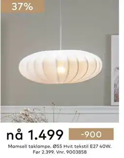 Skeidar Mamsell taklampe tilbud