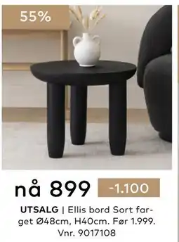 Skeidar Ellis bord tilbud