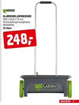 jem & fix GJØDSELSPREDER tilbud