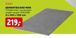 jem & fix SEMENTBOARD MINI tilbud