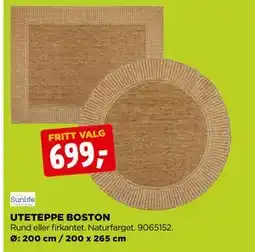 jem & fix UTETEPPE BOSTON tilbud