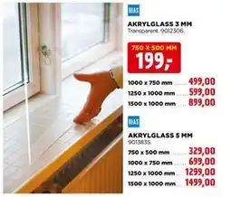 jem & fix AKRYLGLASS 3 MM tilbud