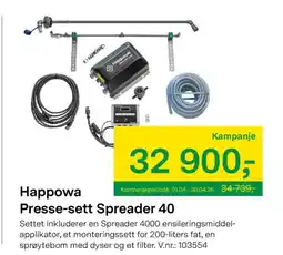 Felleskjøpet Happowa Presse-sett Spreader 40 tilbud