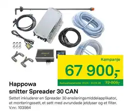 Felleskjøpet Happowa snitter Spreader 30 CAN tilbud