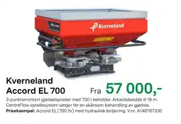 Felleskjøpet Kverneland Accord EL 700 tilbud