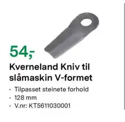 Felleskjøpet Kverneland Kniv til slåmaskin V-formet tilbud