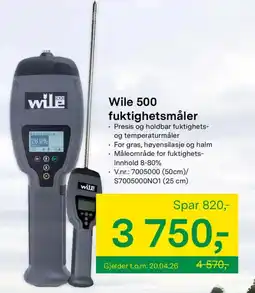 Felleskjøpet Wile 500 fuktighetsmåler tilbud