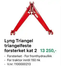 Felleskjøpet Lyng Triangel triangelfeste forsterket kat 2 tilbud
