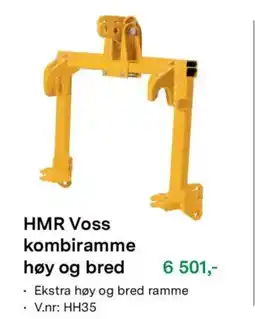Felleskjøpet HMR Voss kombiramme høy og bred tilbud