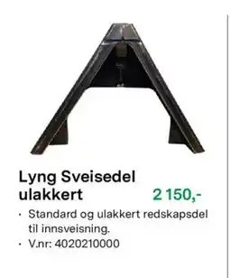 Felleskjøpet Lyng Sveisedel ulakkert tilbud