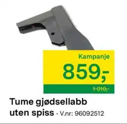 Felleskjøpet Tume gjødsellabb uten spiss tilbud