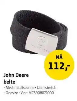 Felleskjøpet John Deere belte tilbud
