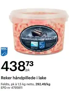 Storcash Reker håndpillede i lake tilbud