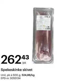 Storcash Spekeskinke skivet tilbud