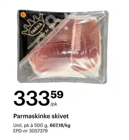 Storcash Parmaskinke skivet tilbud