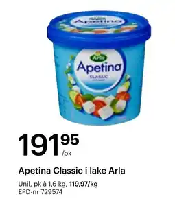 Storcash Apetina Classic i lake Arla tilbud