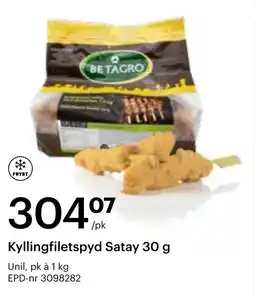 Storcash Kyllingfiletspyd Satay tilbud