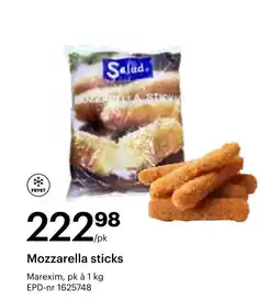 Storcash Mozzarella sticks tilbud