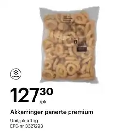 Storcash Akkarringer panerte premium tilbud