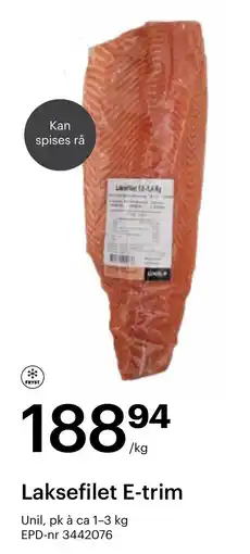 Storcash Laksefilet E-trim tilbud