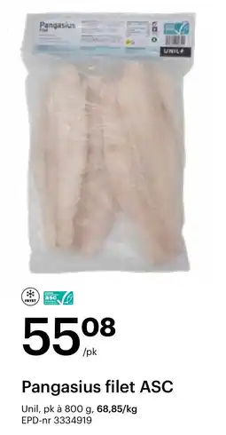 Storcash Pangasius filet ASC tilbud