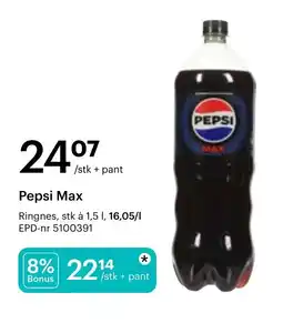 Storcash Pepsi Max tilbud