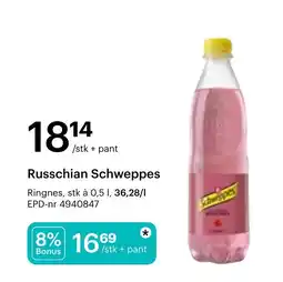 Storcash Russchian Schweppes tilbud