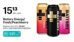 Storcash Battery Energy/ Fresh/Peachberry tilbud