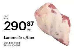 Storcash Lammelår u/ben tilbud