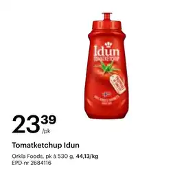Storcash Tomatketchup Idun tilbud