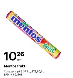 Storcash Mentos frukt tilbud