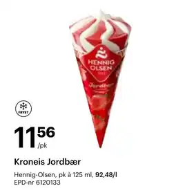 Storcash Hennig-Olsen Kroneis Jordbær tilbud