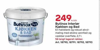 Byggmax Butinox Interiør Kjøkken og Bad tilbud