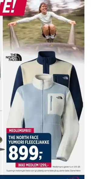THE NORTH FACE YUMIORI FLEECEJAKKE