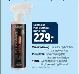 Sport 1 GRANGERS PERFORMANCE REPEL PLUS tilbud