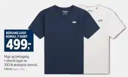 Sport 1 BERGANS LOGO BOMULL T-SHIRT tilbud