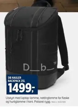 Sport 1 DB HAULER BACKPACK 25L tilbud