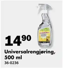 Biltema Universalrengjøring, 500 ml tilbud