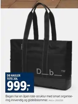 Sport 1 DB HAULER TOTE 20L tilbud