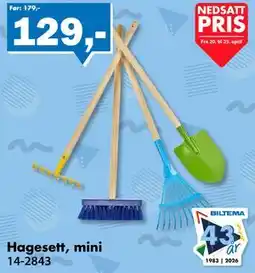 Biltema Hagesett, mini tilbud