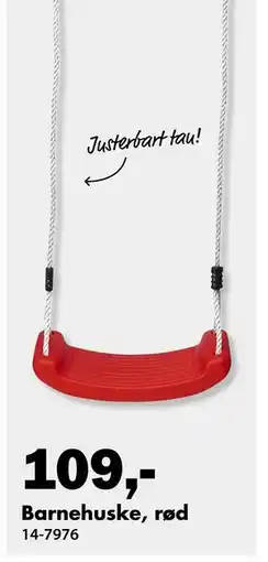 Biltema Barnehuske, rød tilbud
